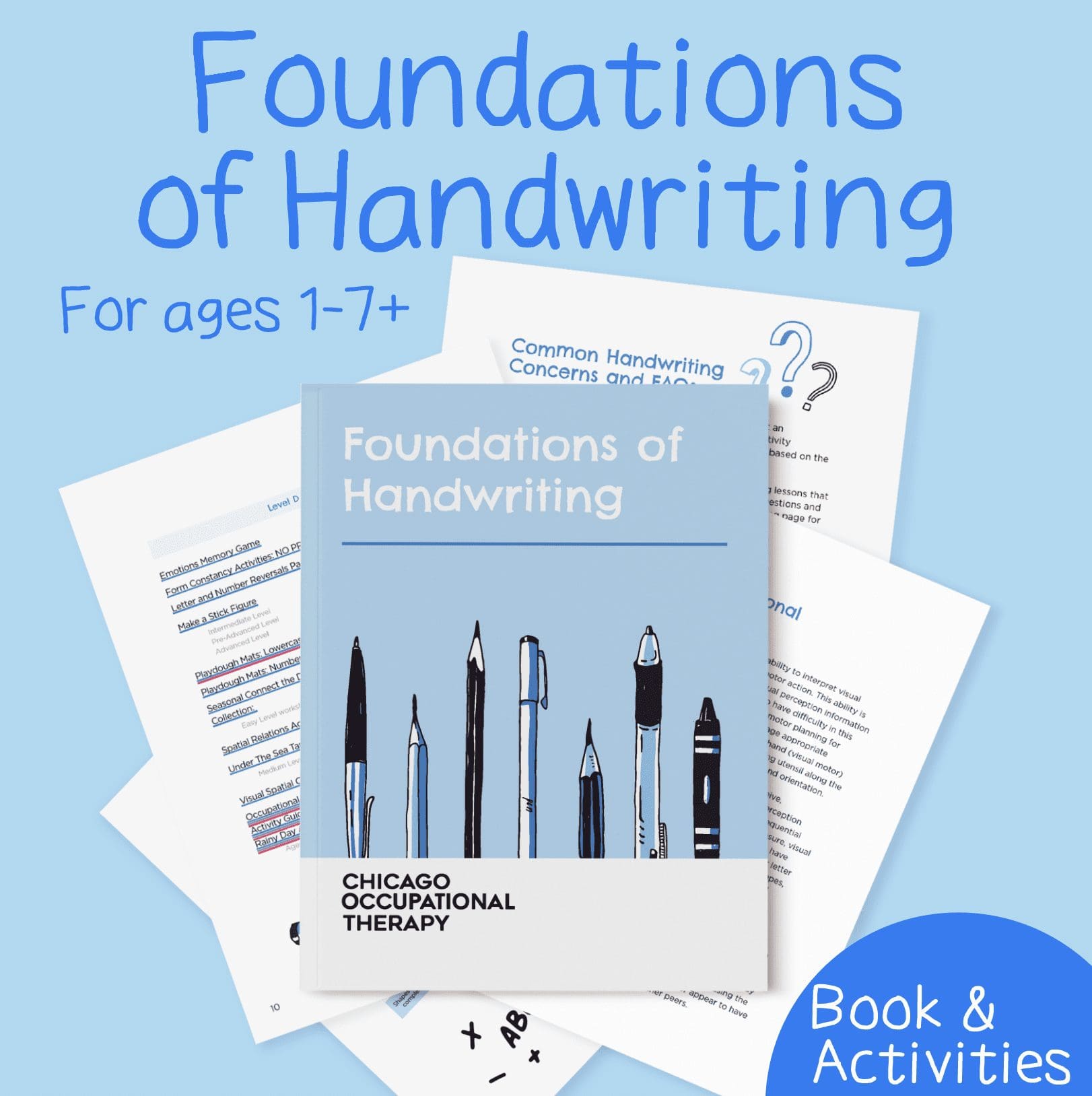 Foundations of Handwriting (Book Only) - Chicago Occupational Therapy